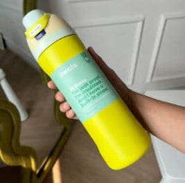 Owala FreeSip Insulated Water Bottle - Bright Yellow & Lime Green