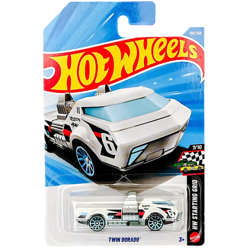 Hot Wheels Combo Set - Twin Dorado Car + Ultimate Collector Case