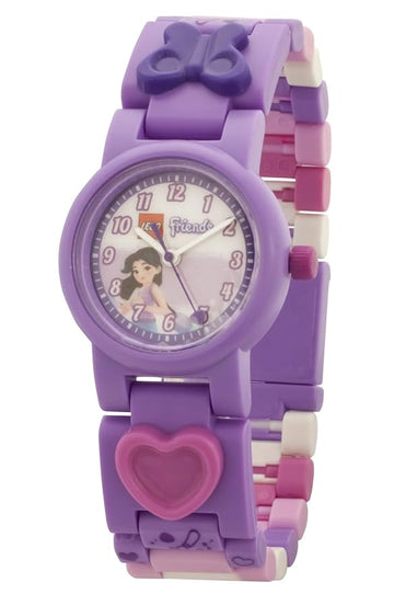 LEGO Friends Emma Buildable Watch | 23 Pcs | Purple | Girls Watch 6+