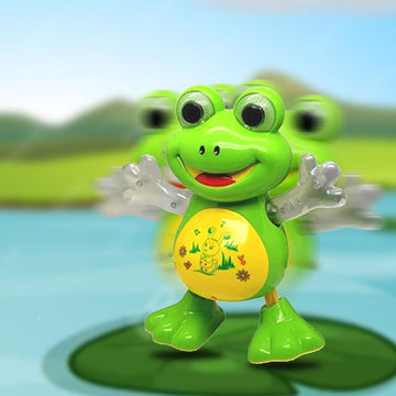 Dancing Frog Toy – Light Up Eyes, Music & Rhythmic Movement for Kids