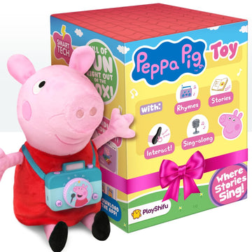 PlayShifu Peppa Pig Smart Toy - Interactive Storyteller with Stories, Rhymes & Sing-Along