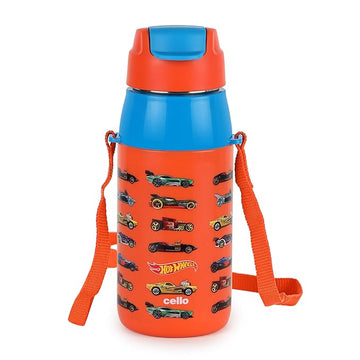Cello Puro Steel-X Hydrakid 400 Hot Wheels Kids Insulated Bottle 400ml