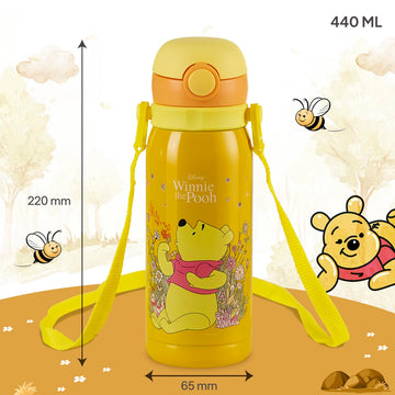 Cello Ever Pop Kids Stainless Steel Insulated Flask 500ml, Yellow