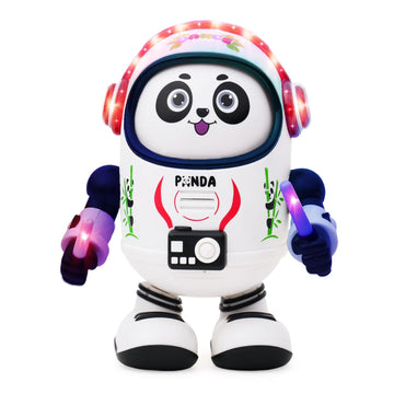 Dancing Panda Robot Toy for Kids – Musical Light-Up Space Astronaut