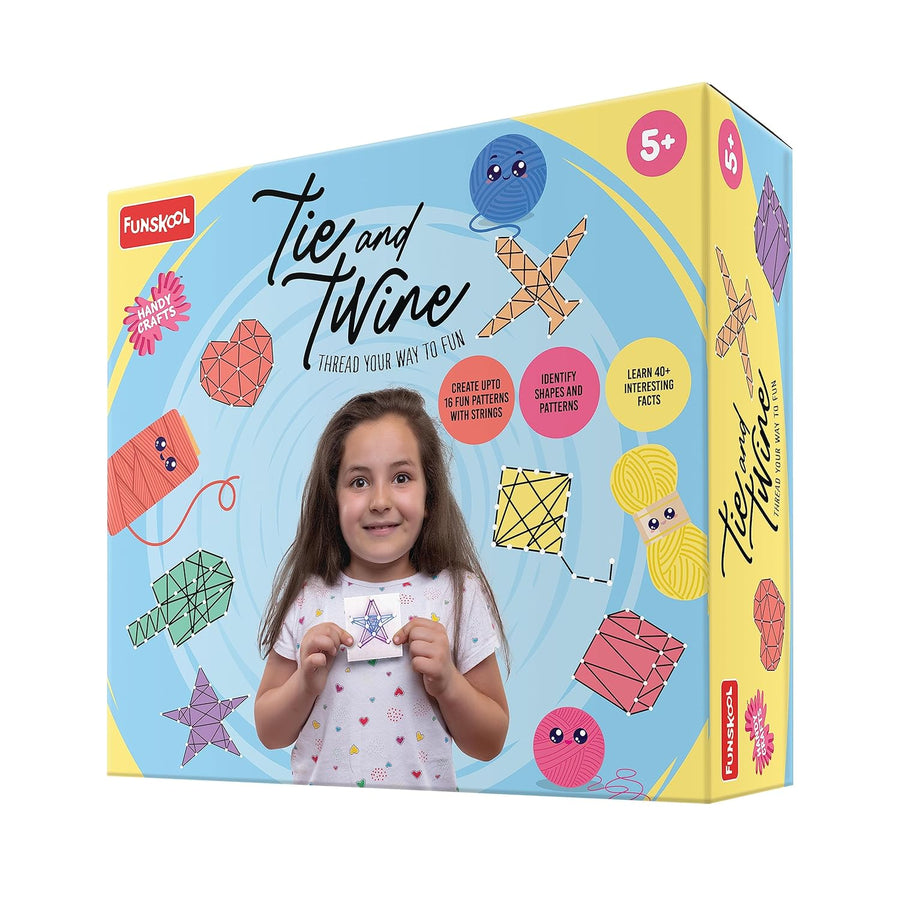 Funskool Handy Crafts Tie and Twine Kit