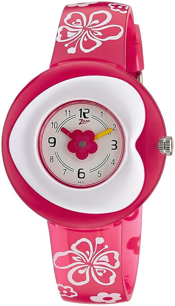 Zoop Flower Kids Analog Watch – Pink