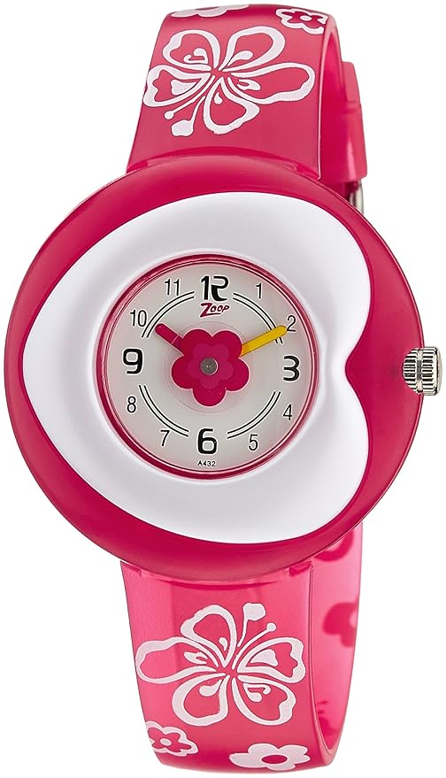 Zoop Flower Kids Analog Watch – Pink