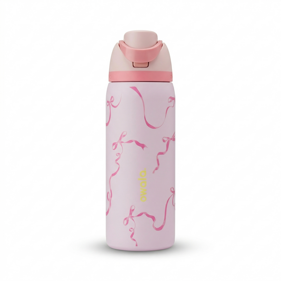Owala FreeSip Insulated Water Bottle 32oz – Pink Ribbon
