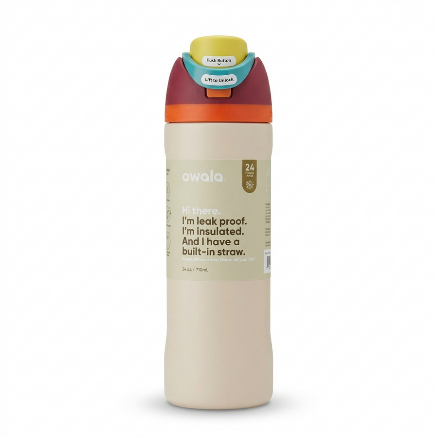 Owala FreeSip Insulated Water Bottle – 24oz / 710ml
