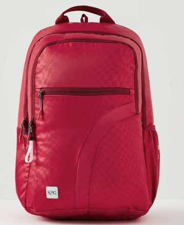 WIKI 3 Illusion 33.5L School Bag - Red