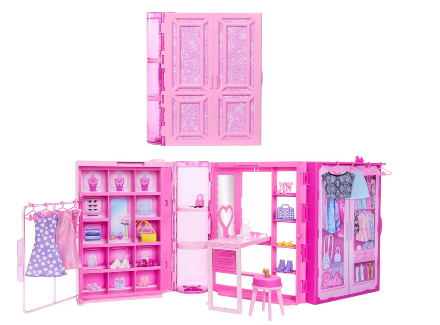 Barbie Dream Closet Playset with 25+ Pieces