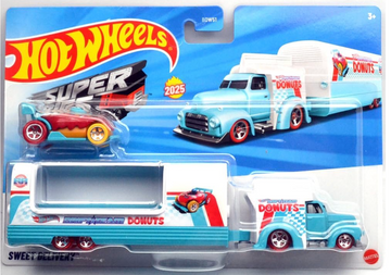Hot Wheels Super Rig 2025 - Sweet Deliver & Dunkin' Donuts Hauler (JCM48)