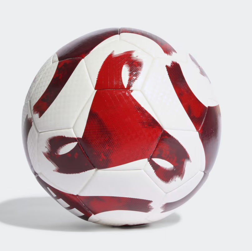 Adidas Tiro League TB Football – Size 5 | White-Team Maroon | Thermal Bonding