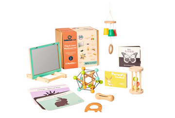 Montessori Box for Newborns – Play & Learn Kit (3 Months+)