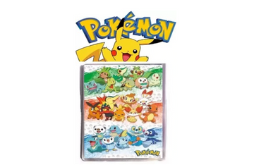 Pokémon Scarlet & Violet TCG Tin Box Set with Card Album