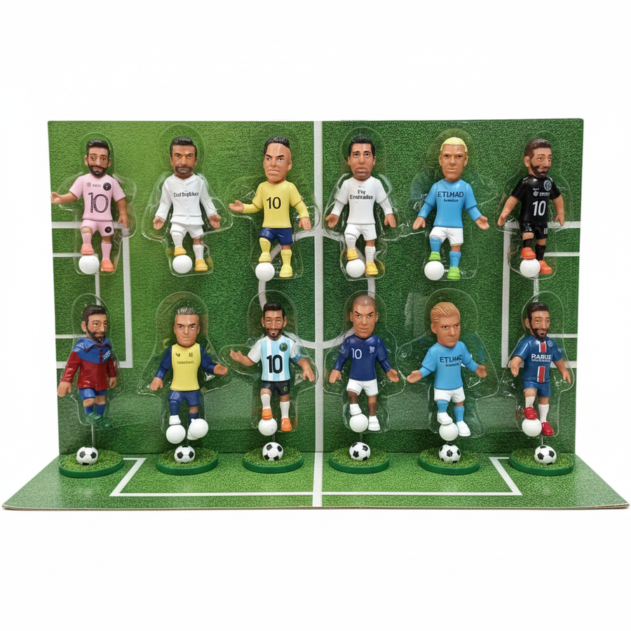 2026 World Cup Football Player Figures – 12 Mini Action Figures Set | Ages 3+
