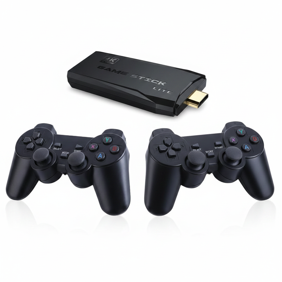 Game Stick Lite 4K – 2.4G Wireless Controller Gamepad (2 Controllers)