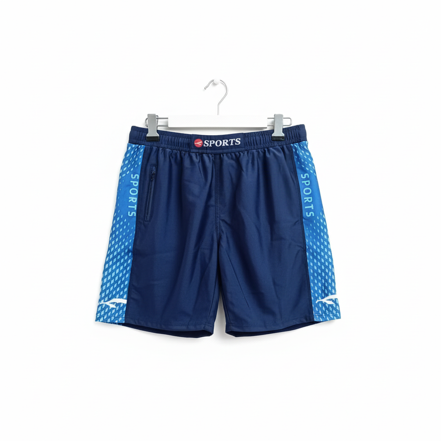 Konexpro Navy Blue Sports Kids Swim Shorts