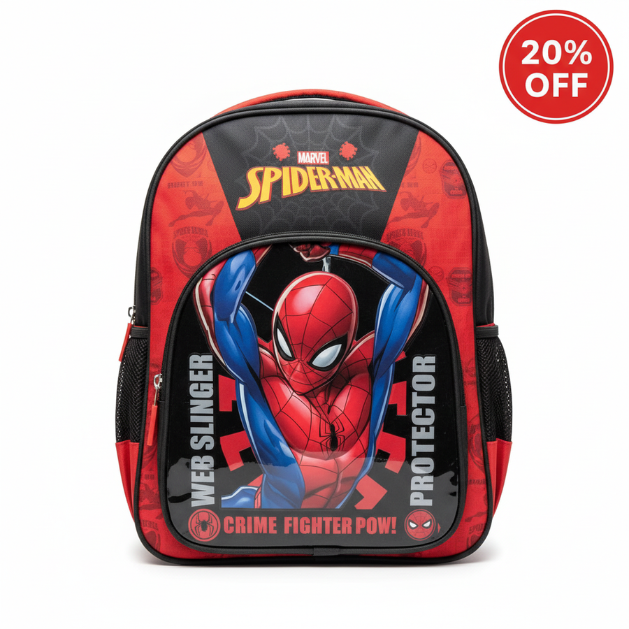 Spider-Man 16 inch School Bag - Crime Fighter