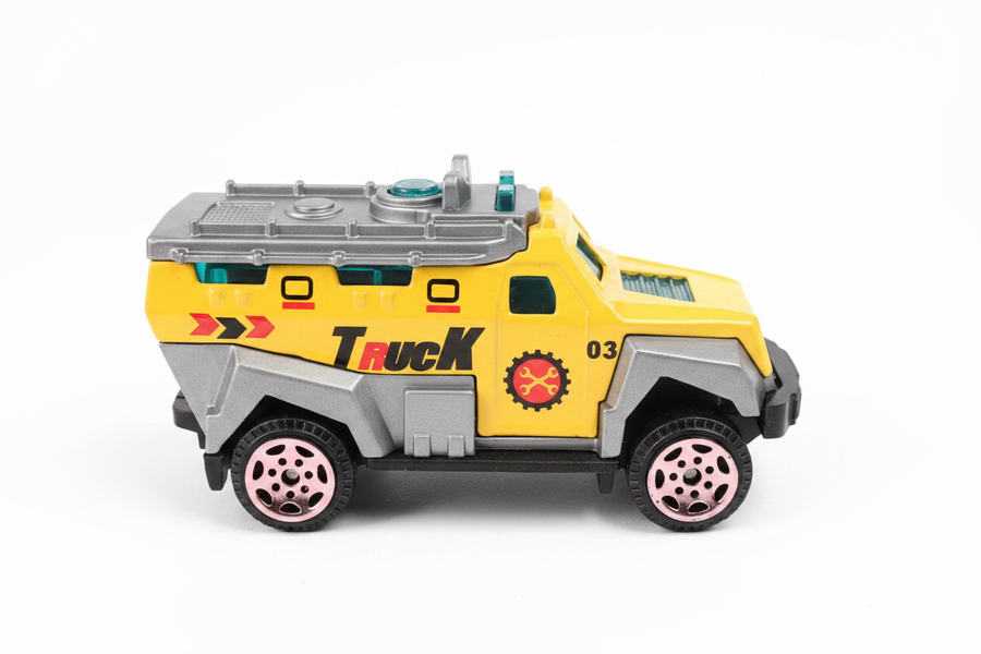 TrucK Die-Cast Alloy Collection – Style A: #03 Off-Road Truck | Style B: #04 Utility Van