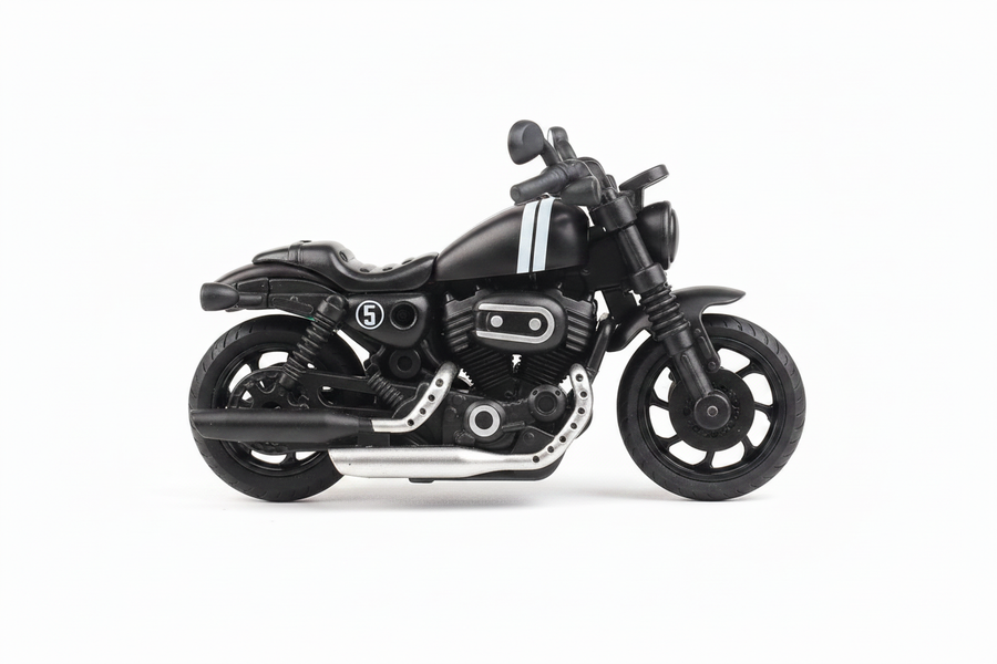 Fathomless Die-Cast Cruiser Motorcycle – 1:16 Scale Alloy (Green / Blue / Black)