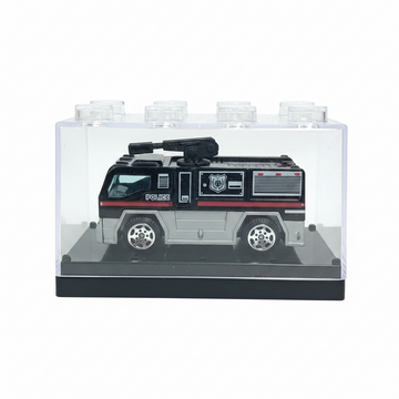 Die-Cast Police Armored Truck Toy Car in Display Box