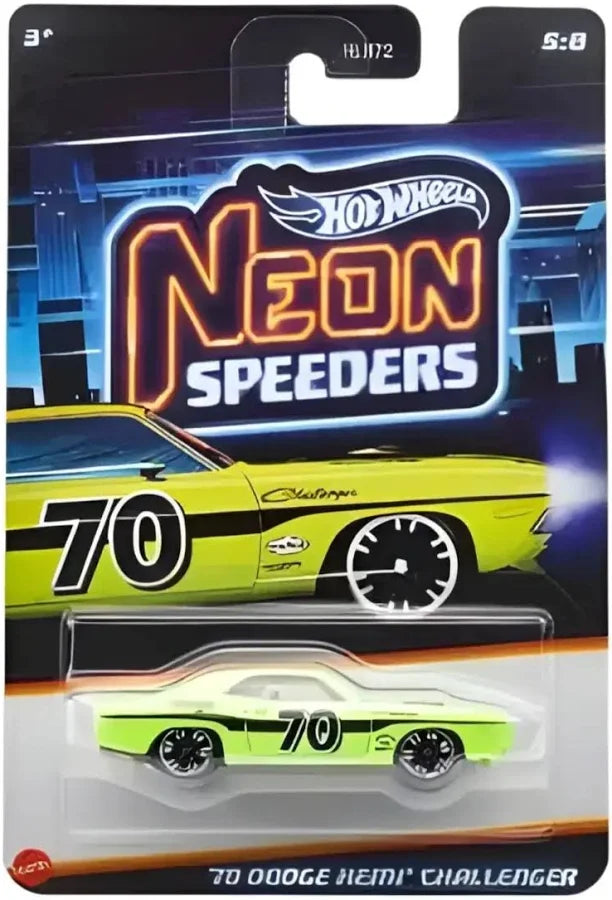 Hot Wheels Neon Speeders '70 Dodge Hemi Challenger (5:8)