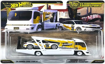 Hot Wheels Premium Team Transport – '24 Honda Civic Type R & Kousoku Hauler
