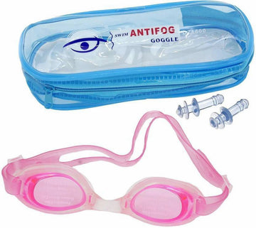Water World Anti-Fog Swimming Goggle Set – 4 Colours